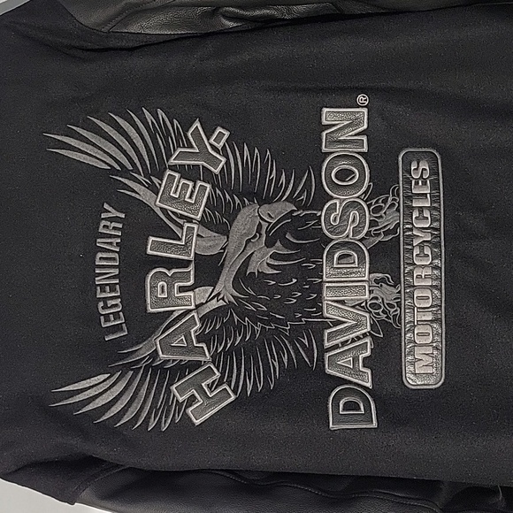 Men's Harley-Davidson Varsity Jacket, Leather & Wool, Size 2XL - Picture 1 of 14